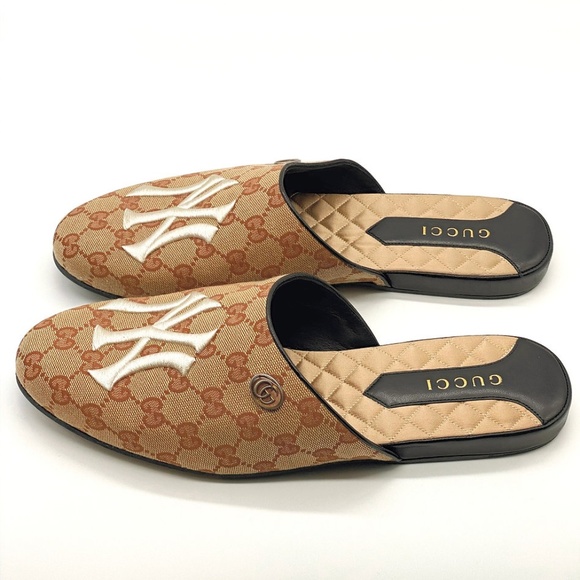 Gucci x NY Yankees GG Slippers Special Edition - Picture 10 of 12